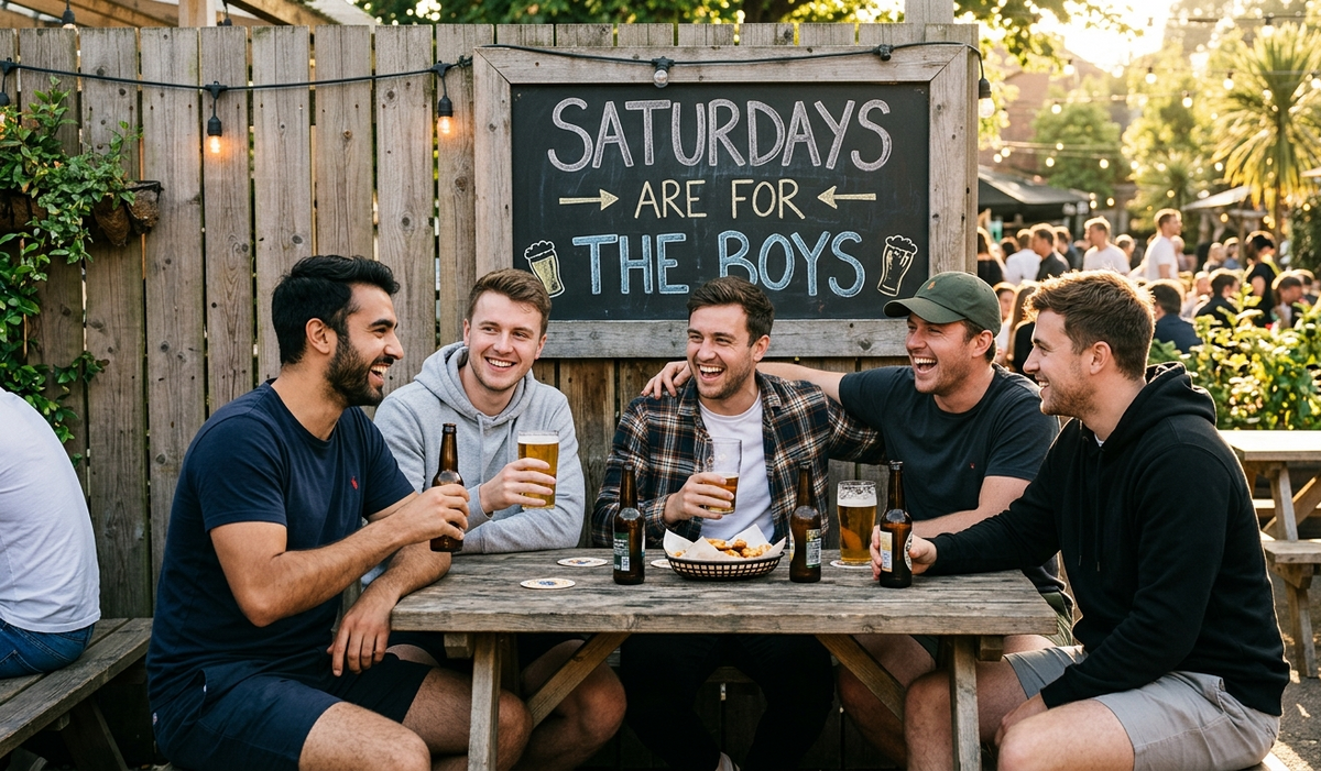 Saturday's Are For The Boys Candle